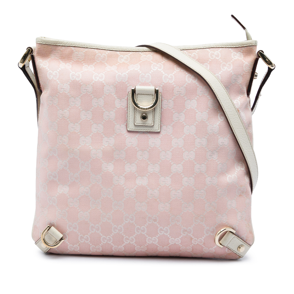 Pre-Loved Gucci GG Canvas Abbey D Ring Crossbody